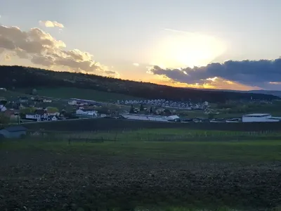 Teren intravilan vanzare-cumparare Budiu Mic Mures apus